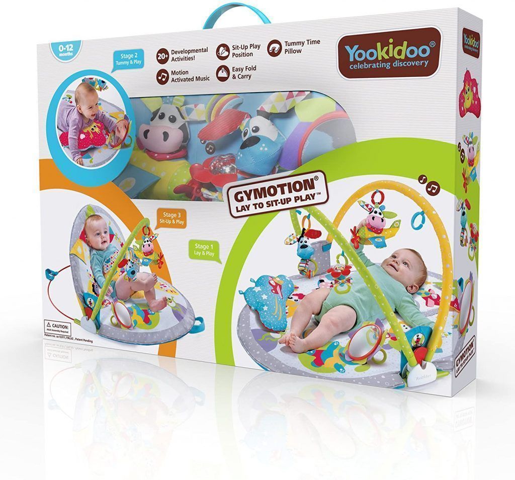manta de actividades para bebés