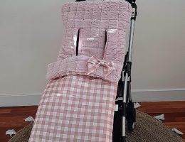 saco de carro vichy rosa de despacito bombón