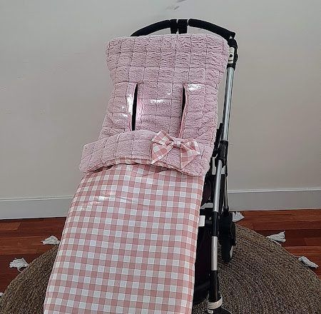 saco de carro vichy rosa de despacito bombón